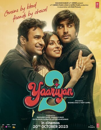 Yaariyan 2 2023 Hindi (ORG 5.1) 1080p 720p 480p WEB-DL x264 ESubs Full Movie Download