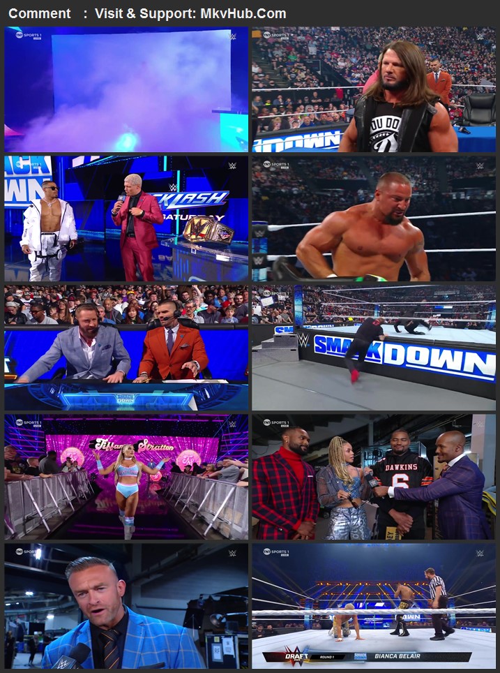 WWE Friday Night SmackDown 26th April 2024 720p WEBRip x264 950MB Download