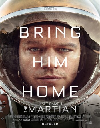 The Martian 2015 English 720p 1080p BluRay x264 6CH ESubs