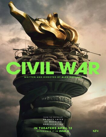 Civil War 2024 English 720p 1080p HDCAM x264