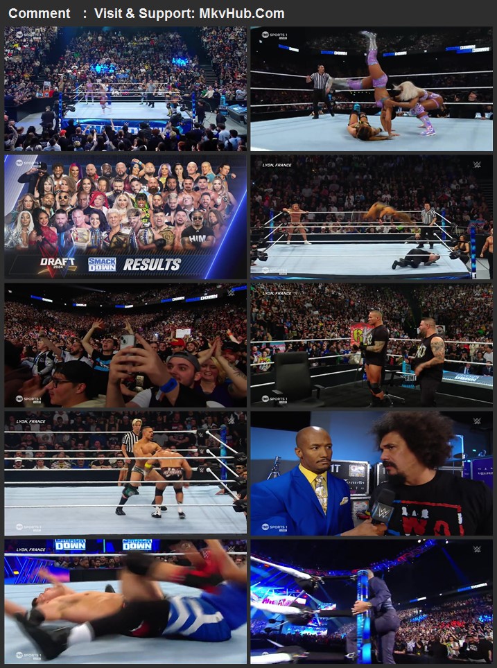 WWE Friday Night SmackDown 3rd May 2024 720p WEBRip x264 950MB Download