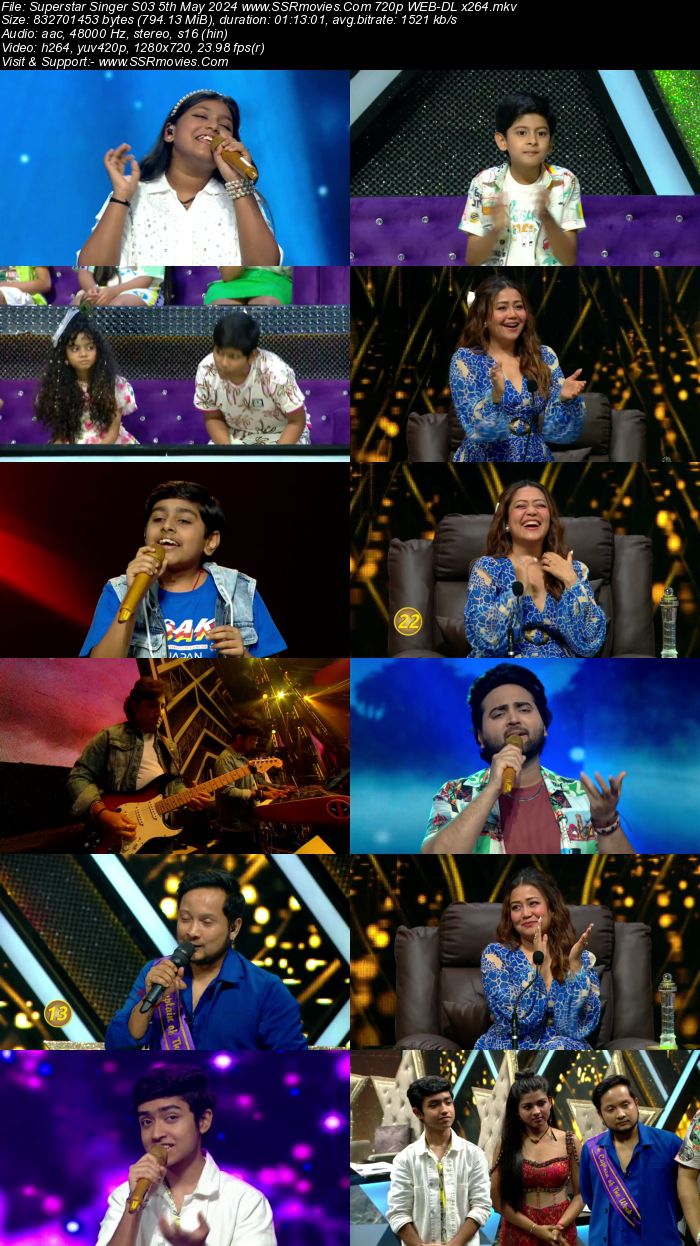 Superstar Singer S03 5th May 2024 720p 480p WEB-DL x264 Watch and Download
