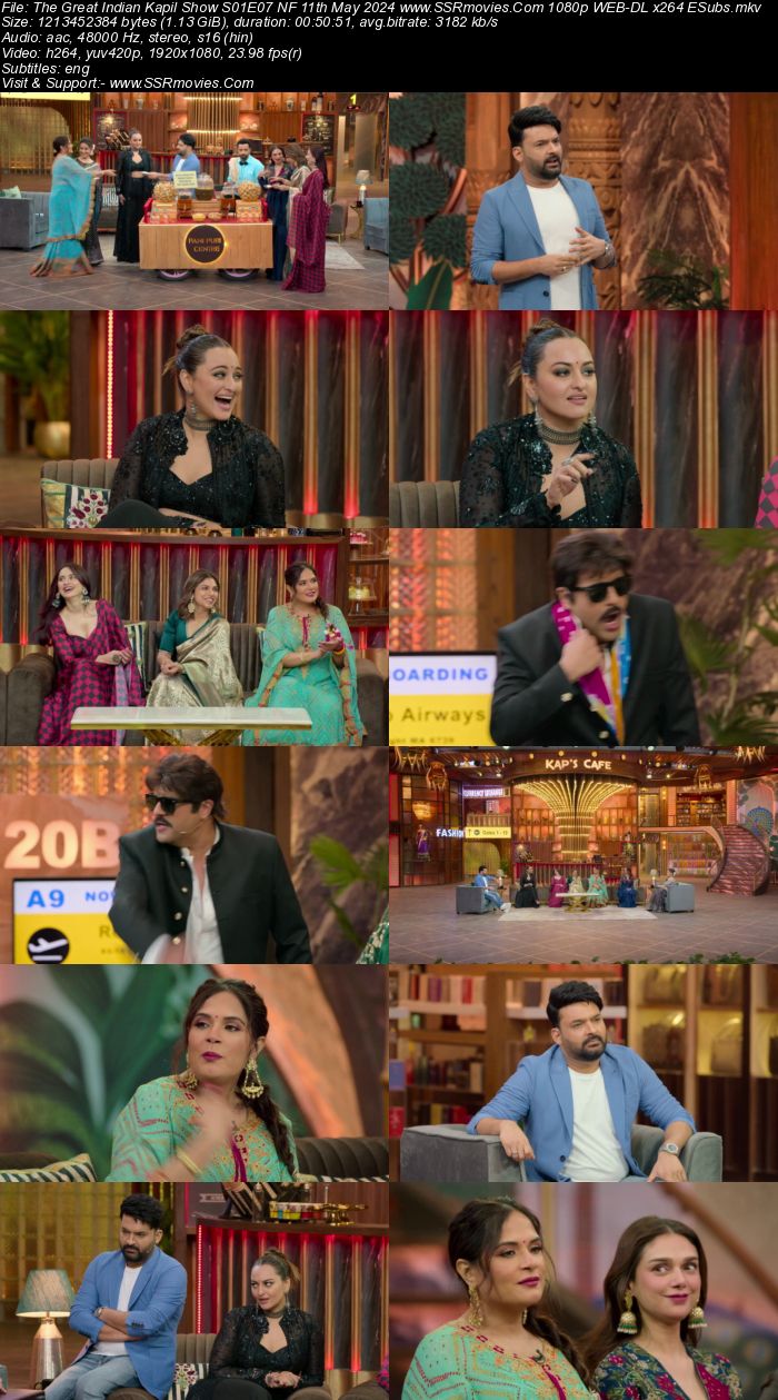 The Great Indian Kapil Show S01E07 NF 11th May 2024 1080p 720p 480p WEB-DL x264 Watch and Download