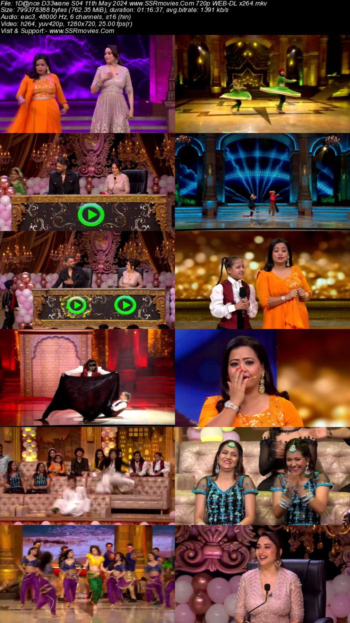 Dance Deewane S04 11th May 2024 720p 480p WEB-DL x264 300MB Watch and Download