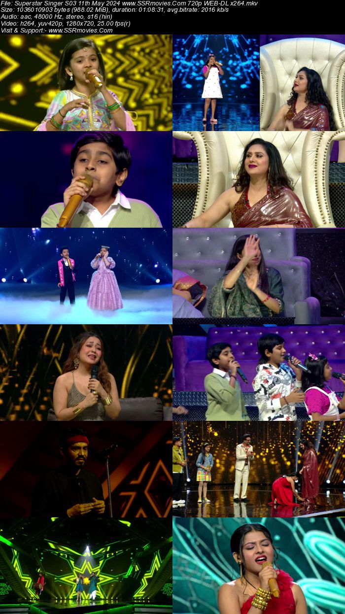 Superstar Singer S03 11th May 2024 720p 480p WEB-DL x264 Watch and Download