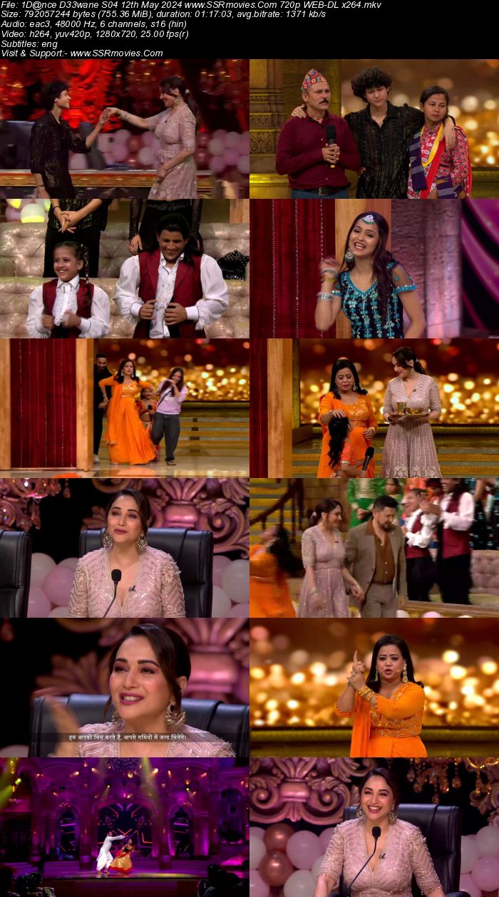 Dance Deewane S04 12th May 2024 720p 480p WEB-DL x264 300MB Watch and Download