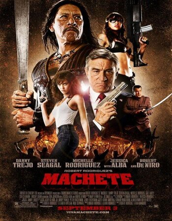 Machete 2010 UNCUT Dual Audio [Hindi-English] ORG 720p BluRay x264 ESubs