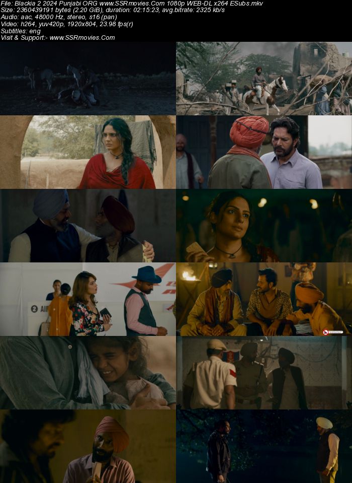 Blackia 2 2023 Punjabi ORG 1080p 720p 480p WEB-DL x264 ESubs Full Movie Download