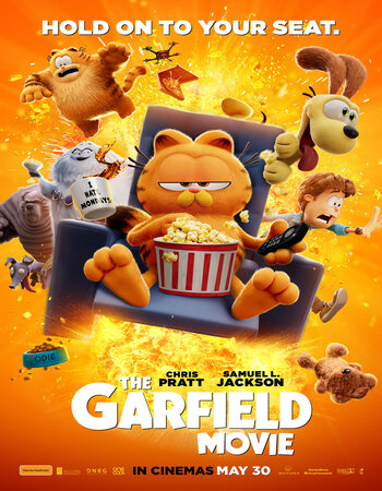 The Garfield Movie 2024 Hindi (Cleaned) 1080p 720p 480p HQ HDCAM x264 ESubs Full Movie Download