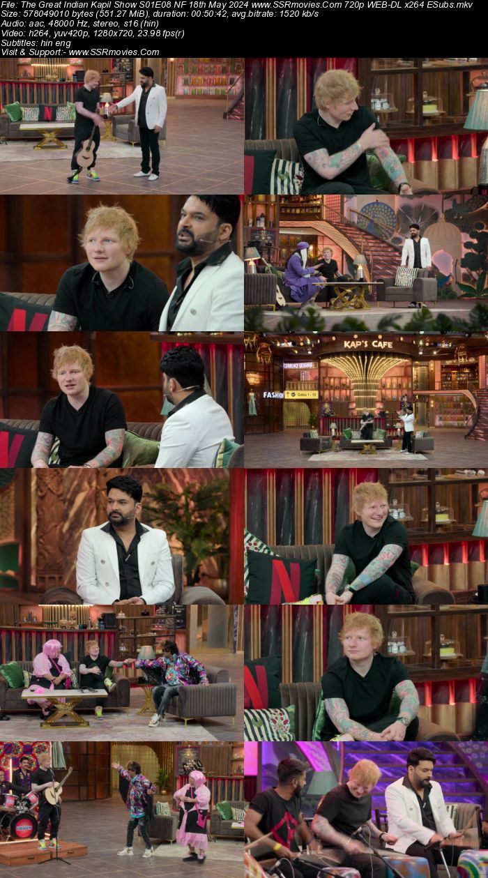 The Great Indian Kapil Show S01E08 NF 18th May 2024 1080p 720p 480p WEB-DL x264 Watch and Download