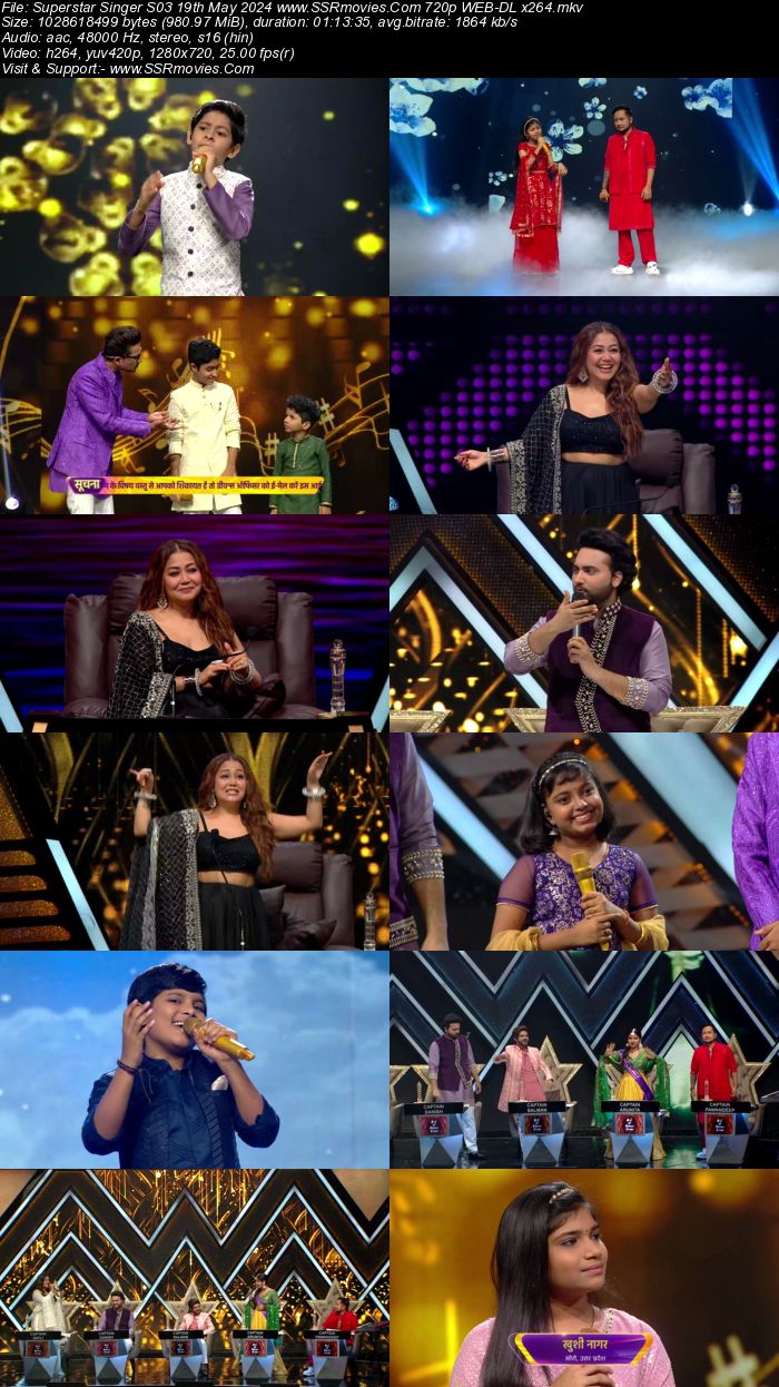 Superstar Singer S03 19th May 2024 720p 480p WEB-DL x264 Watch and Download