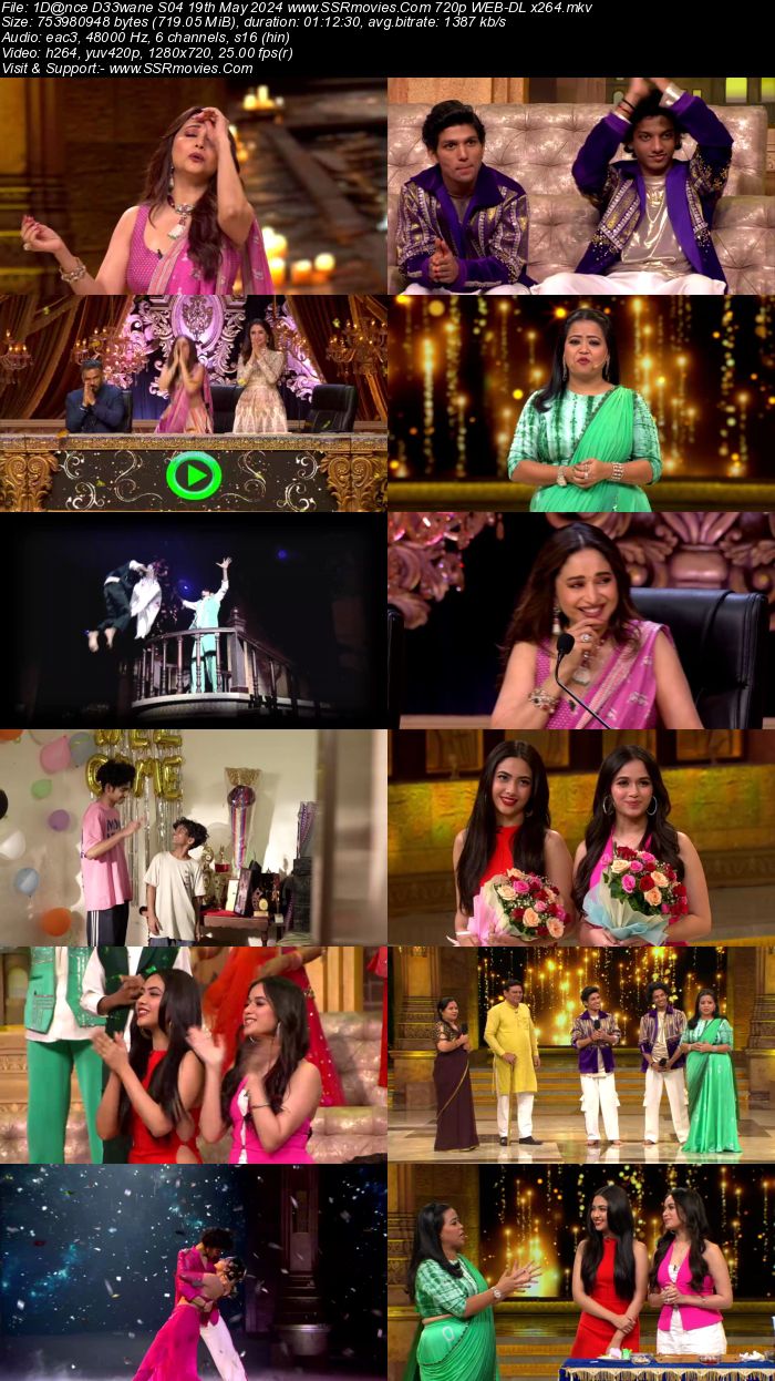 Dance Deewane S04 19th May 2024 720p 480p WEB-DL x264 300MB Watch and Download