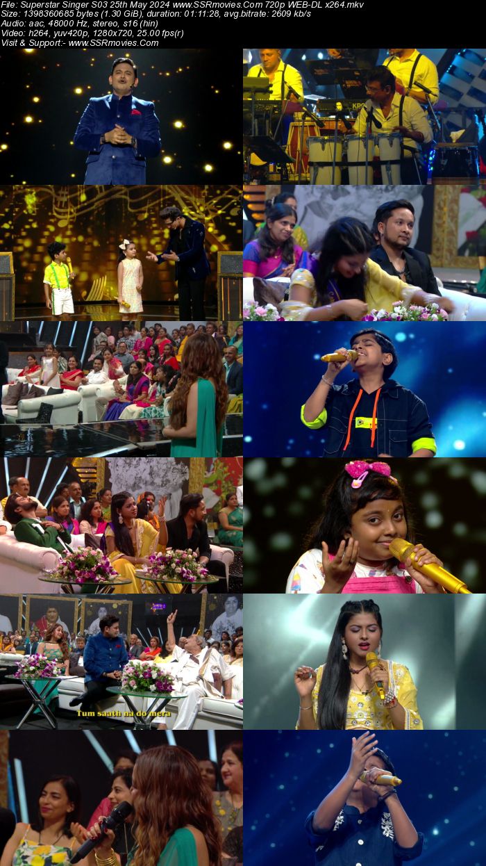 Superstar Singer S03 25th May 2024 720p 480p WEB-DL x264 Watch and Download
