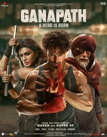 Ganapath 2023 Hindi (ORG 2.0) 1080p 720p 480p HDTV x264 ESubs Full Movie Download