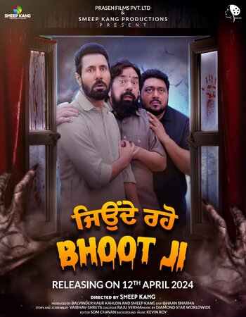 Jeonde Raho Bhoot Ji 2024 Punjabi ORG 1080p 720p 480p WEB-DL x264 ESubs Full Movie Download
