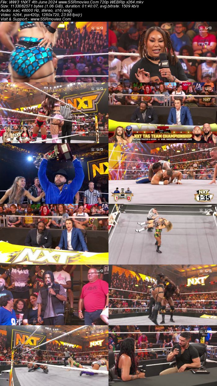 WWE NXT 4th June 2024 720p 480p WEBRip x264 400MB Download and Watch Online