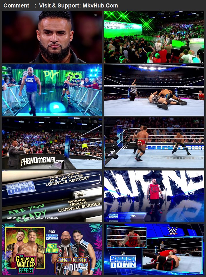 WWE Friday Night SmackDown 7th June 2024 720p 1080p WEBRip x264 3GB Download