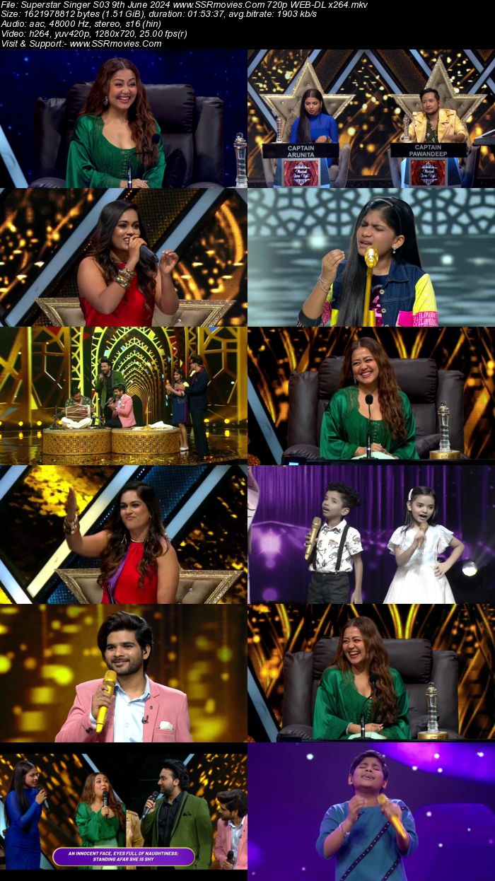 Superstar Singer S03 9th June 2024 720p 480p WEB-DL x264 Watch and Download