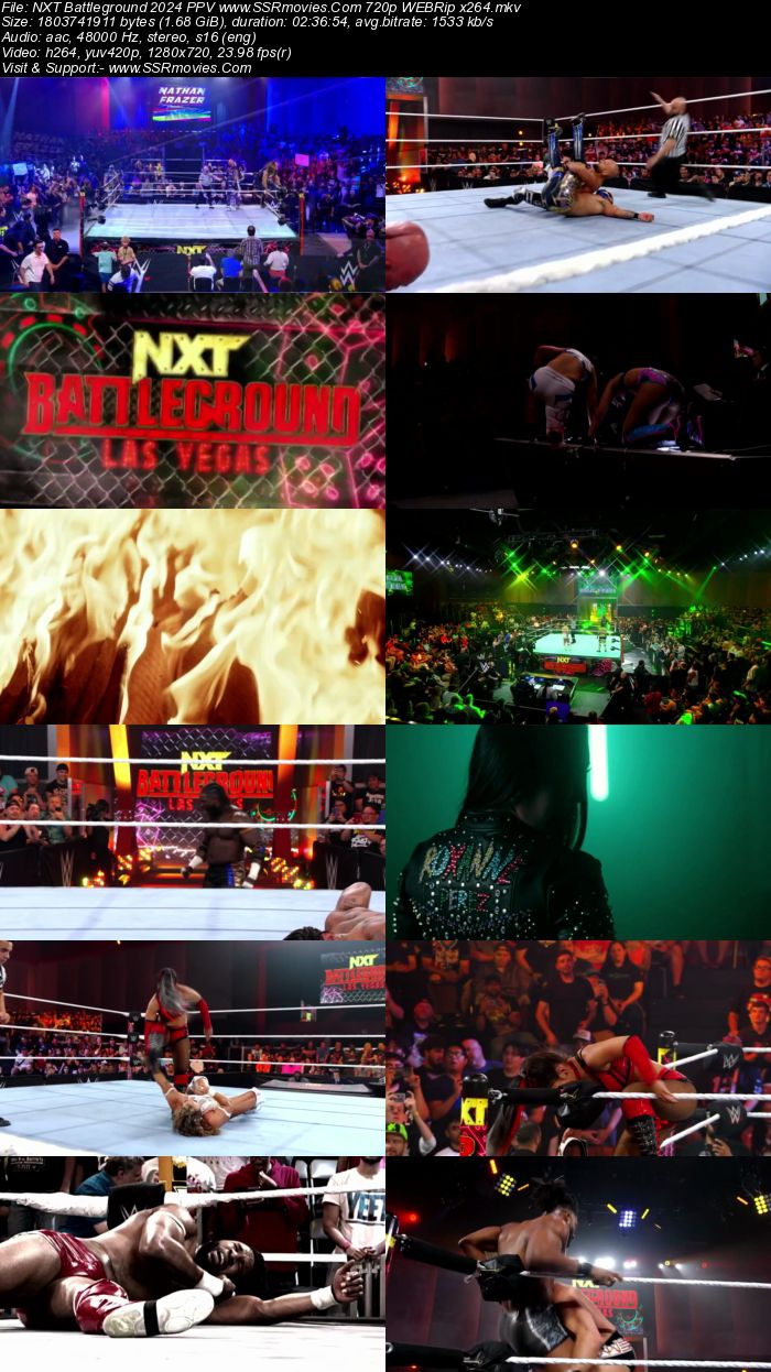 WWE NXT Battleground 2024 PPV 720p 480p WEBRip x264 Download and Watch Online