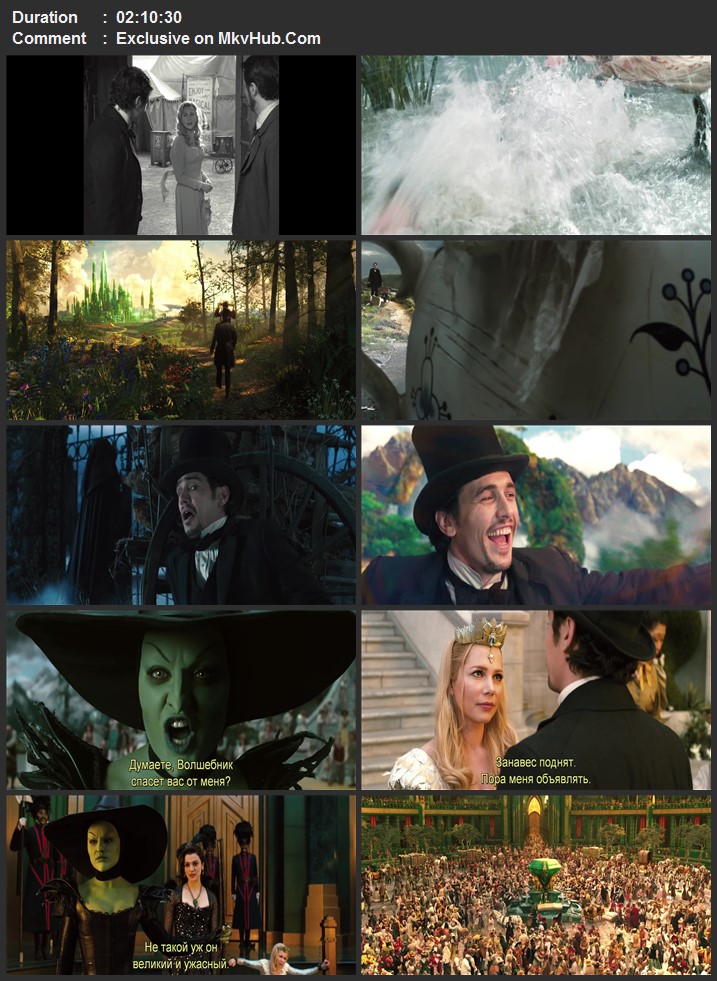 Oz the Great and Powerful 2013 English 720p 1080p BluRay x264 ESubs Download