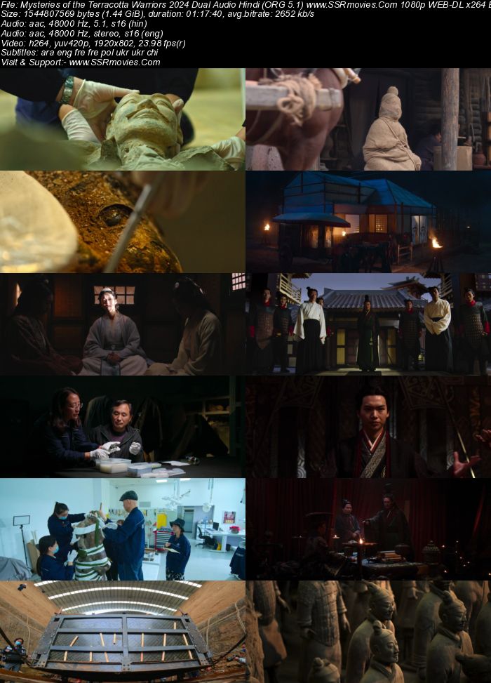 Mysteries of the Terracotta Warriors 2024 NF Dual Audio Hindi (ORG 5.1) 1080p 720p 480p WEB-DL x264 Multi Subs Full Movie Download