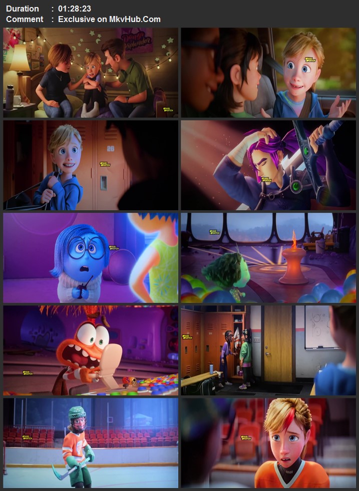 Inside Out 2 2024 Hindi 720p 1080p HDCAM x264 ESubs Download