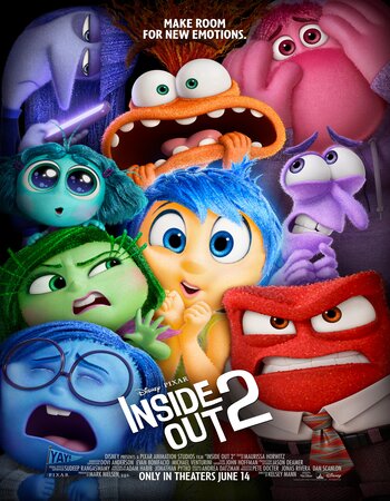 Inside Out 2 2024 Hindi 720p 1080p HDCAM x264 ESubs Download