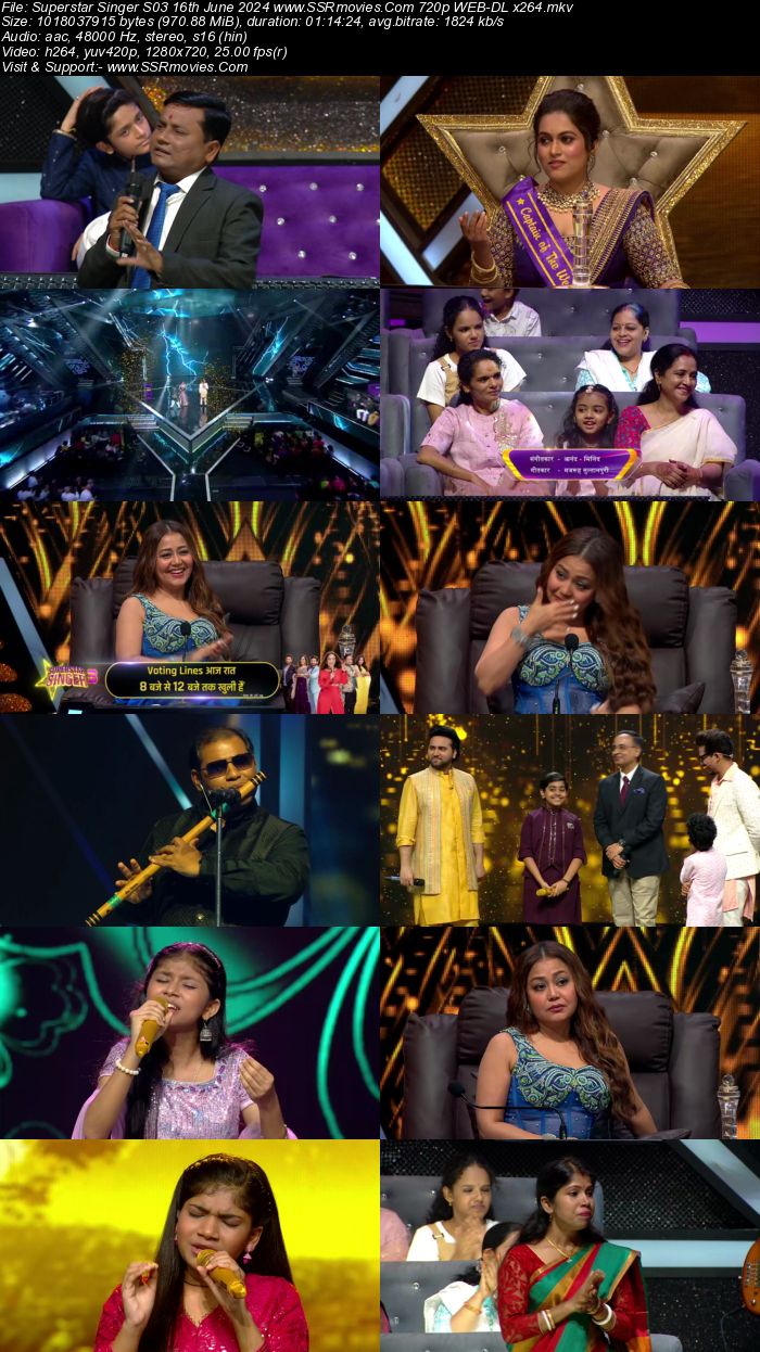 Superstar Singer S03 16th June 2024 720p 480p WEB-DL x264 Watch and Download
