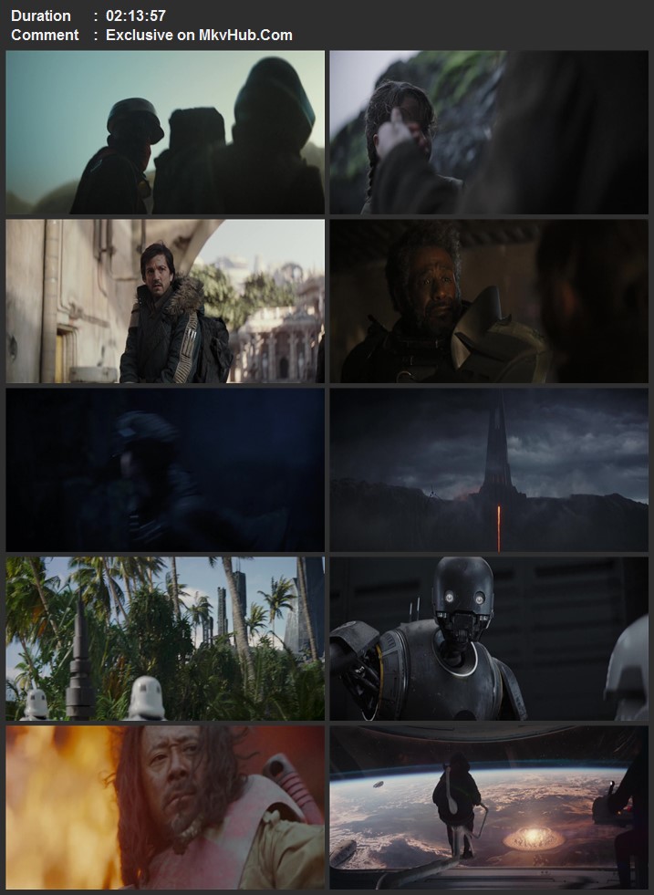 Rogue One: A Star Wars Story 2016 English 720p 1080p BluRay x264 ESubs Download