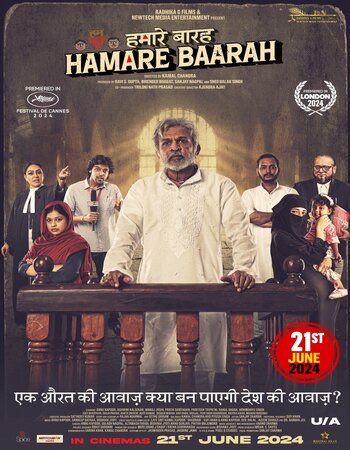 Hamare Baarah 2024 Hindi [Cleaned] 720p 1080p HDTS x264 Download