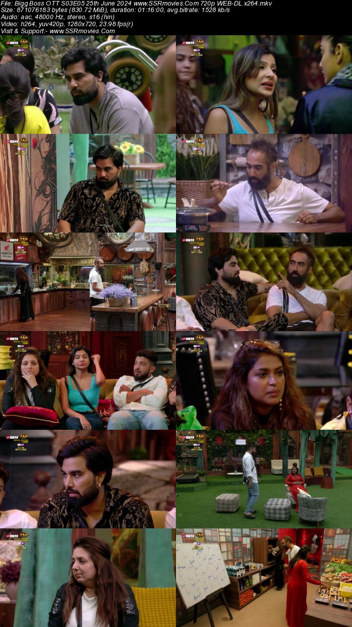 Bigg Boss OTT S03E05 25th June 2024 720p 480p WEB-DL x264 Watch and Download