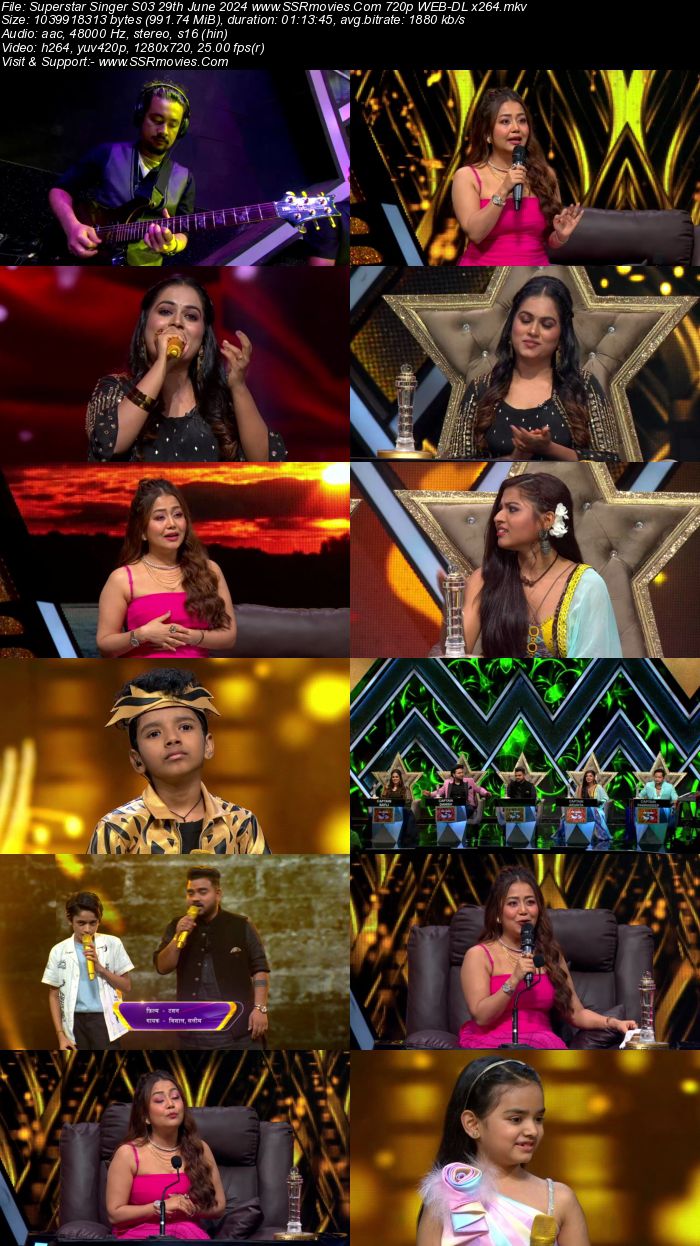 Superstar Singer S03 29th June 2024 720p 480p WEB-DL x264 Watch and Download