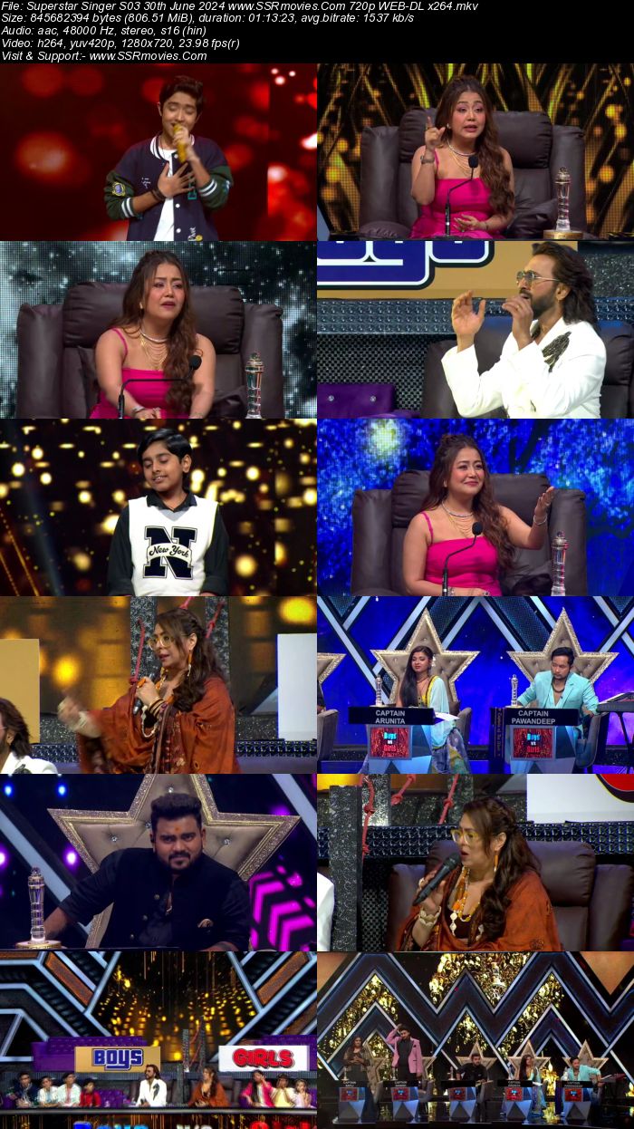 Superstar Singer S03 30th June 2024 720p 480p WEB-DL x264 Watch and Download