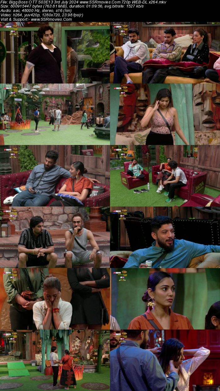 Bigg Boss OTT S03E13 3rd July 2024 720p 480p WEB-DL x264 Watch and Download