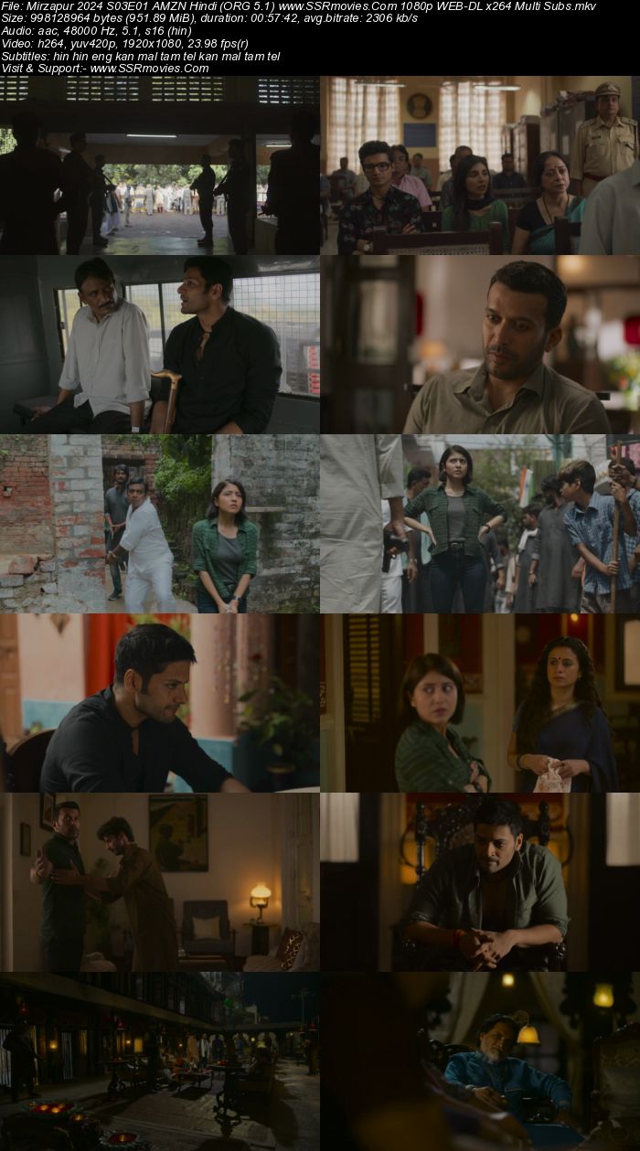 Mirzapur 2024 S03 Complete AMZN Hindi (ORG 5.1) 1080p 720p 480p WEB-DL x264 ESubs Download