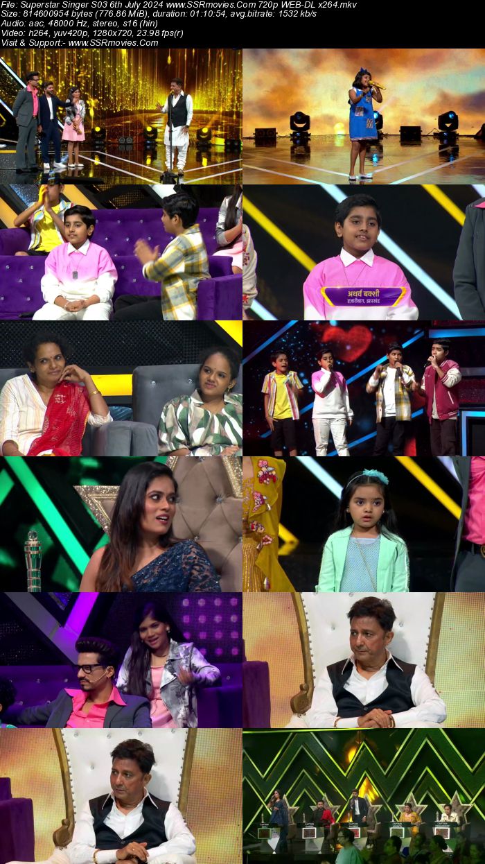 Superstar Singer S03 6th July 2024 720p 480p WEB-DL x264 Watch and Download