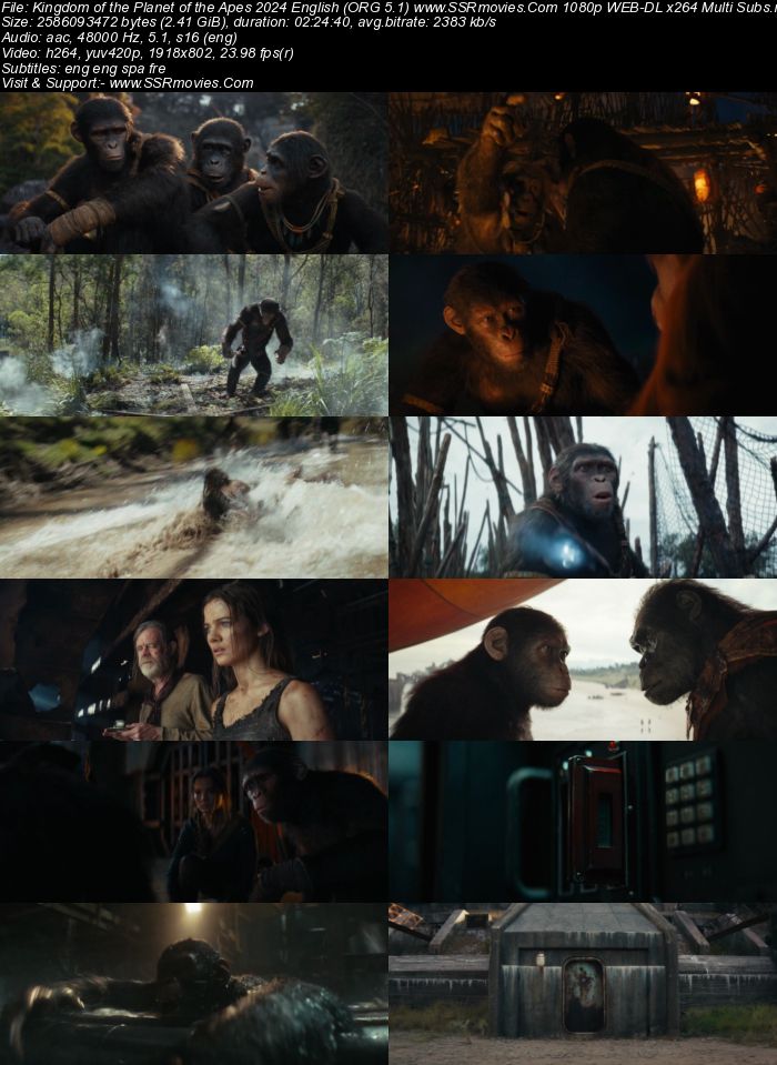 Kingdom of the Planet of the Apes 2024 English (ORG 5.1) 1080p 720p 480p WEB-DL x264 Multi Subs Full Movie Download