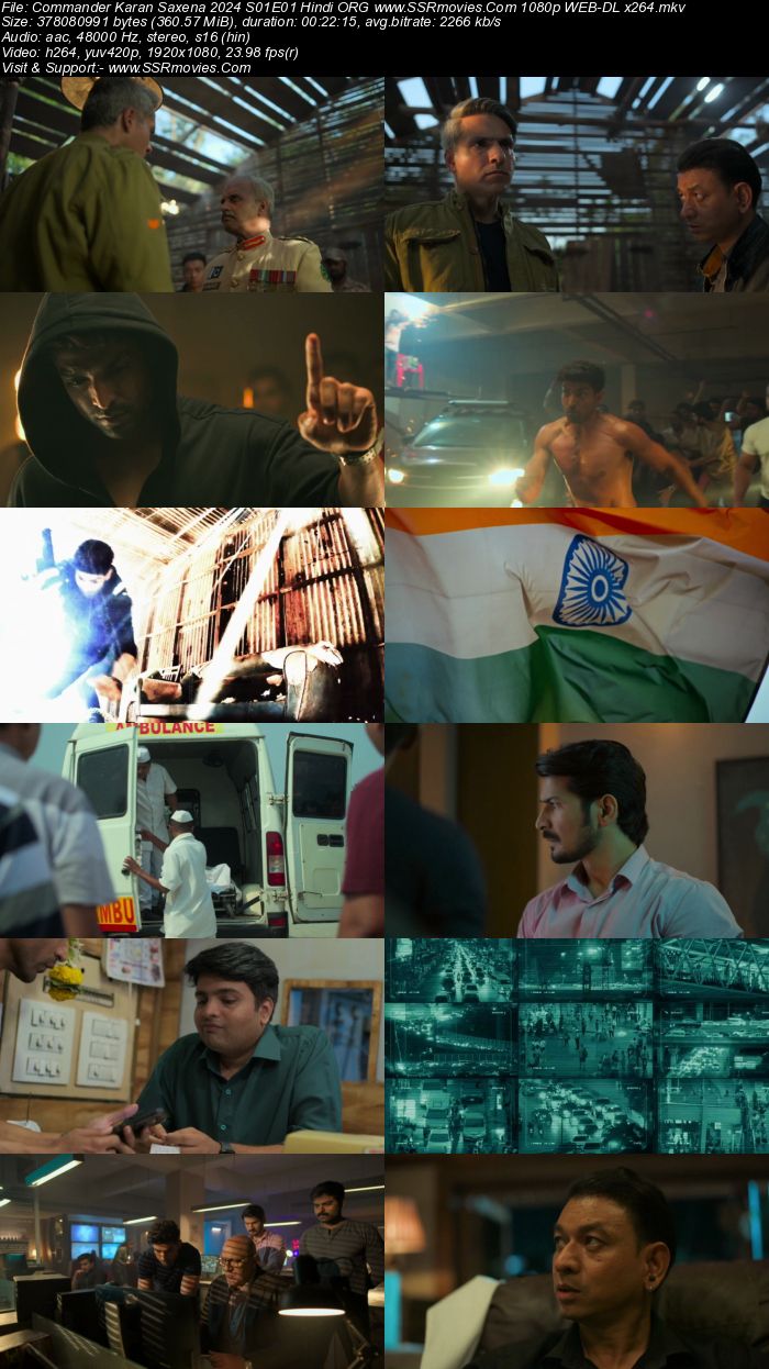 Commander Karan Saxena 2024 S01 Complete Hindi ORG 1080p 720p 480p WEB-DL x264 Download