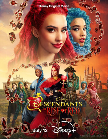 Descendants The Rise of Red 2024 English 720p 1080p WEB-DL x264 6CH ESubs