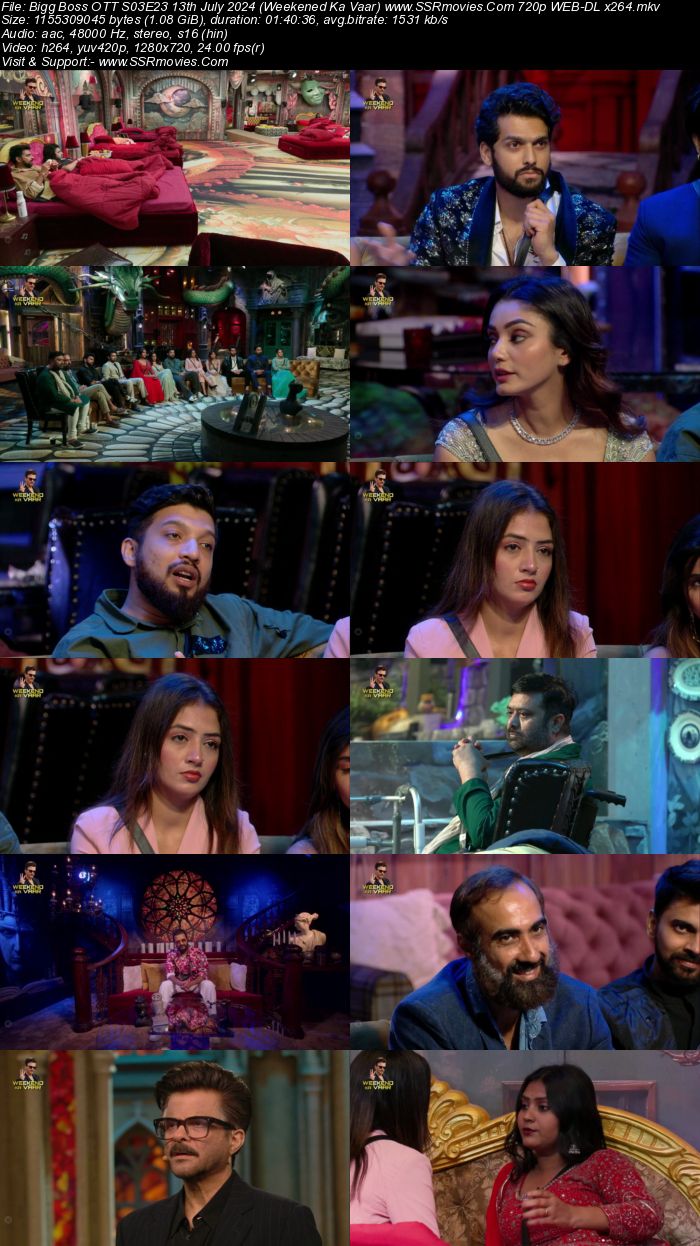 Bigg Boss OTT S03E23 13th July 2024 720p 480p WEB-DL x264 Watch and Download