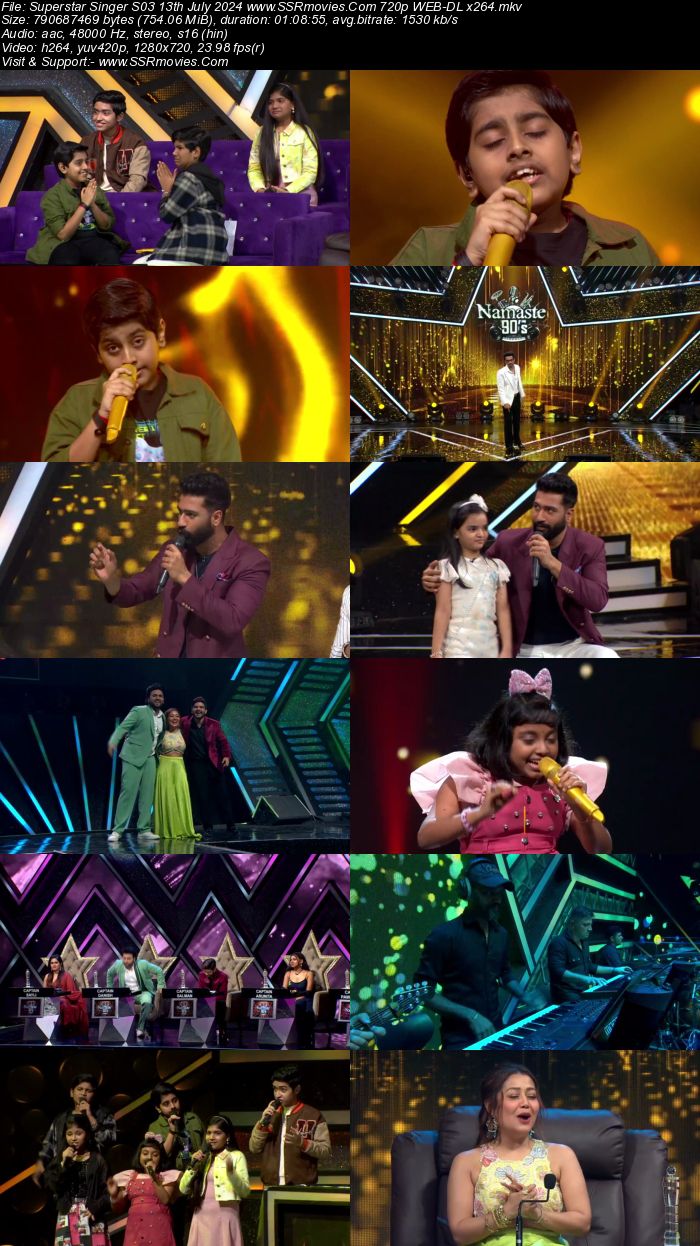 Superstar Singer S03 13th July 2024 720p 480p WEB-DL x264 Watch and Download