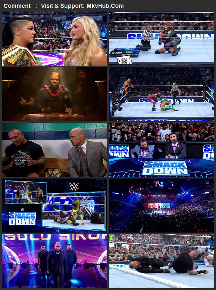 WWE Friday Night SmackDown 12th July 2024 720p 1080p WEBRip x264 3GB Download