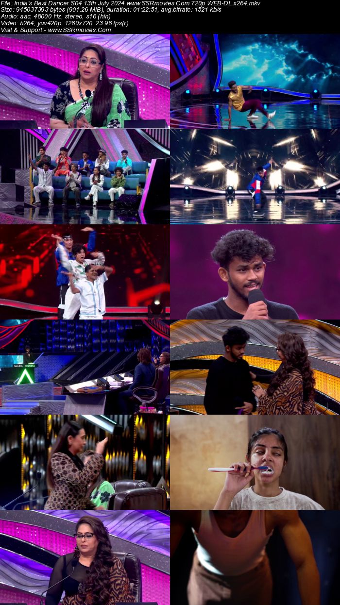 India's Best Dancer S04 13th July 2024 720p 480p WEB-DL x264 Watch and Download