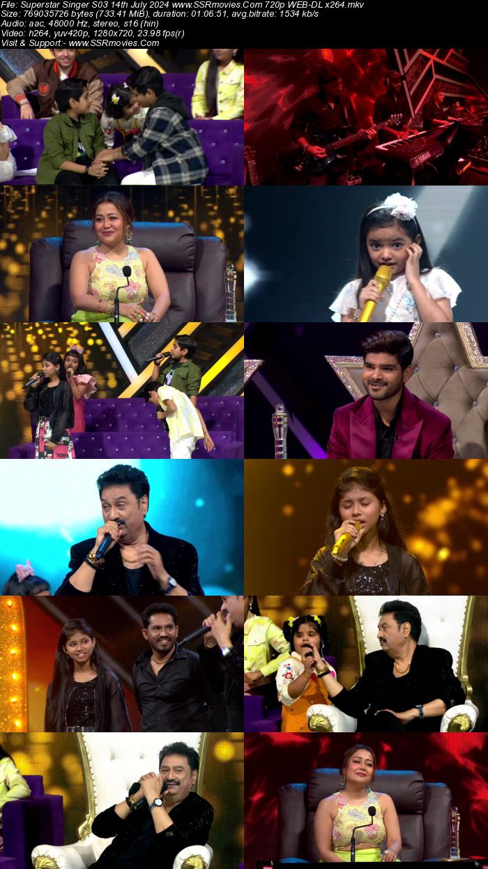 Superstar Singer S03 14th July 2024 720p 480p WEB-DL x264 Watch and Download