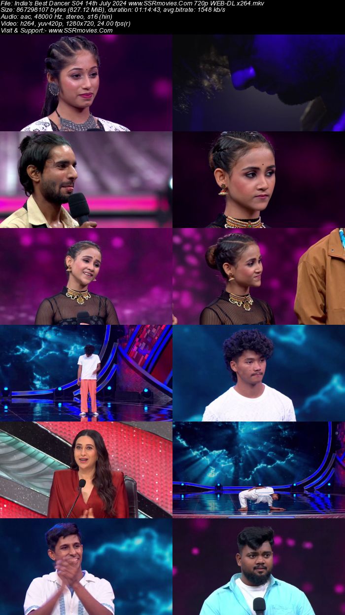 India's Best Dancer S04 14th July 2024 720p 480p WEB-DL x264 Watch and Download