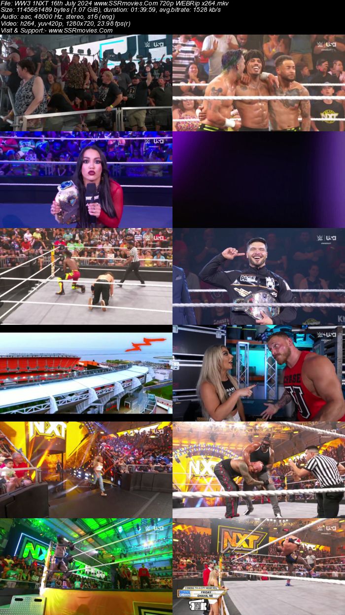 WWE NXT 16th July 2024 720p 480p WEBRip x264 Download and Watch Online