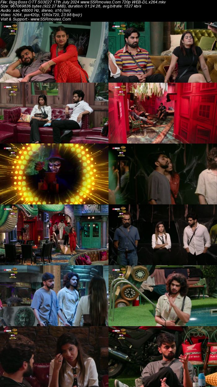 Bigg Boss OTT S03E27 17th July 2024 720p 480p WEB-DL x264 Watch and Download