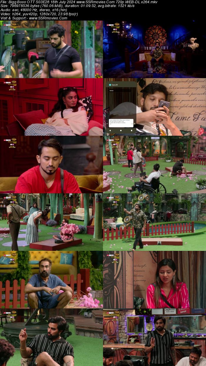 Bigg Boss OTT S03E28 18th July 2024 720p 480p WEB-DL x264 Watch and Download