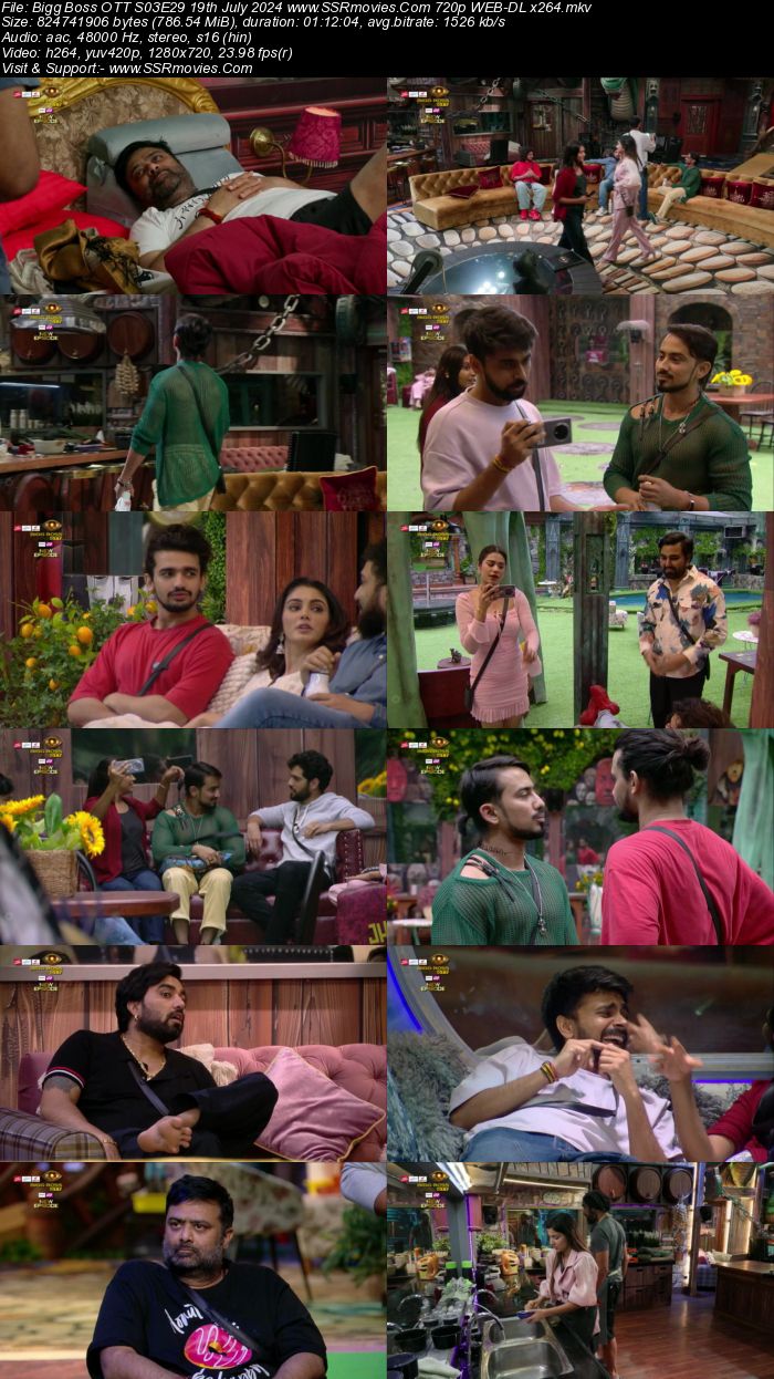 Bigg Boss OTT S03E29 19th July 2024 720p 480p WEB-DL x264 Watch and Download