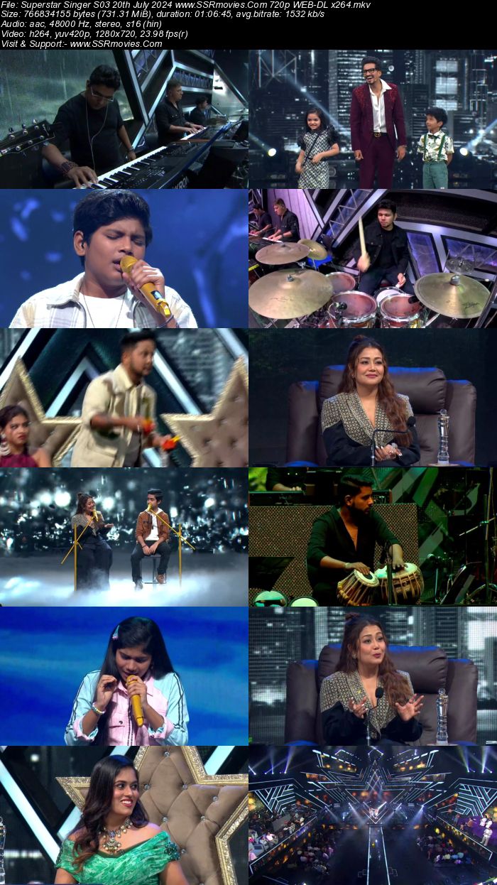 Superstar Singer S03 20th July 2024 720p 480p WEB-DL x264 Watch and Download